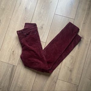 J. Crew Velvet Jeans